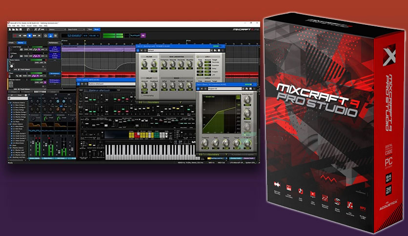 Acoustica Mixcraft Pro Studio 9 VST Crack Full Registered 2021