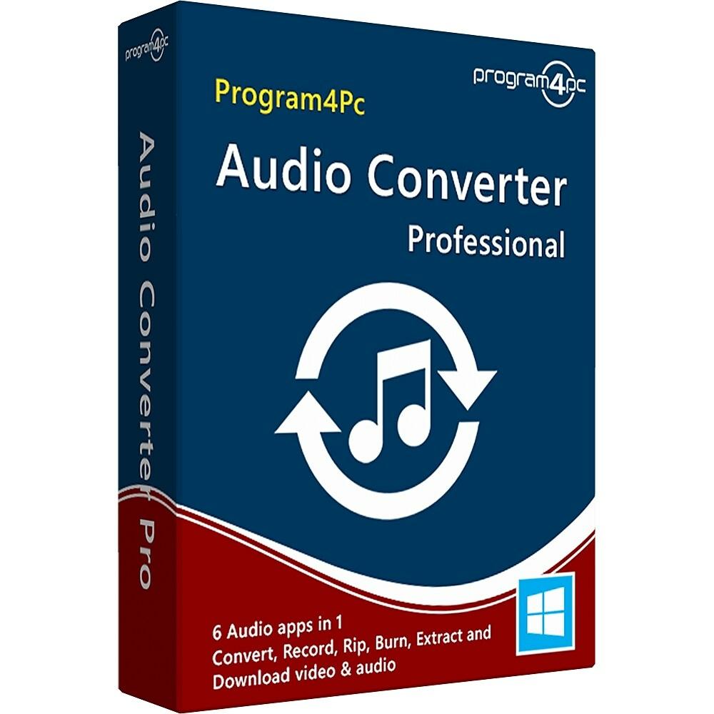 Program4Pc Audio Converter Pro 9.0 Crack Plus Serial Key Latest